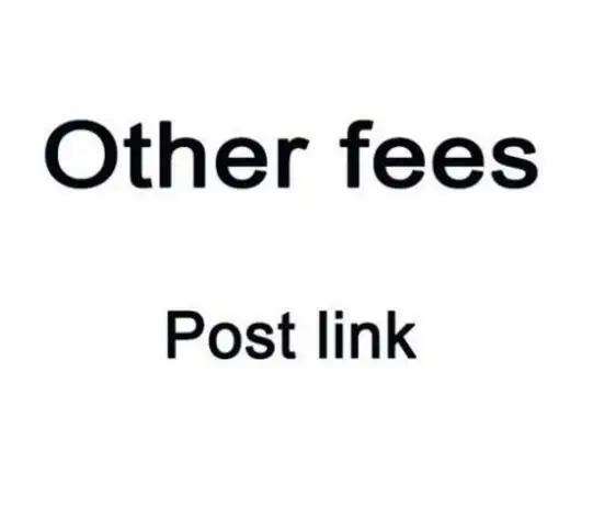 

10 bags-Other fees post link difference postage