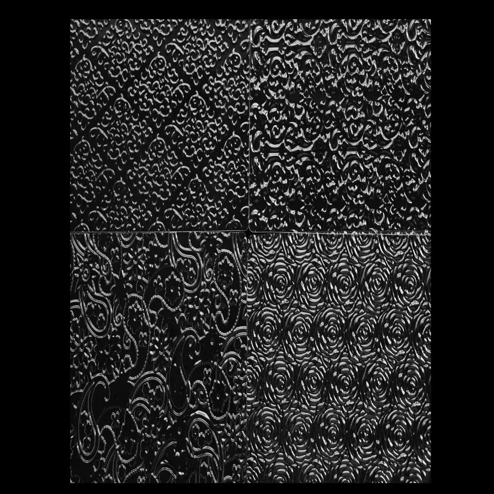 Набор текстурных листов из 6 разных цветов коврик для украшения печенья кекса