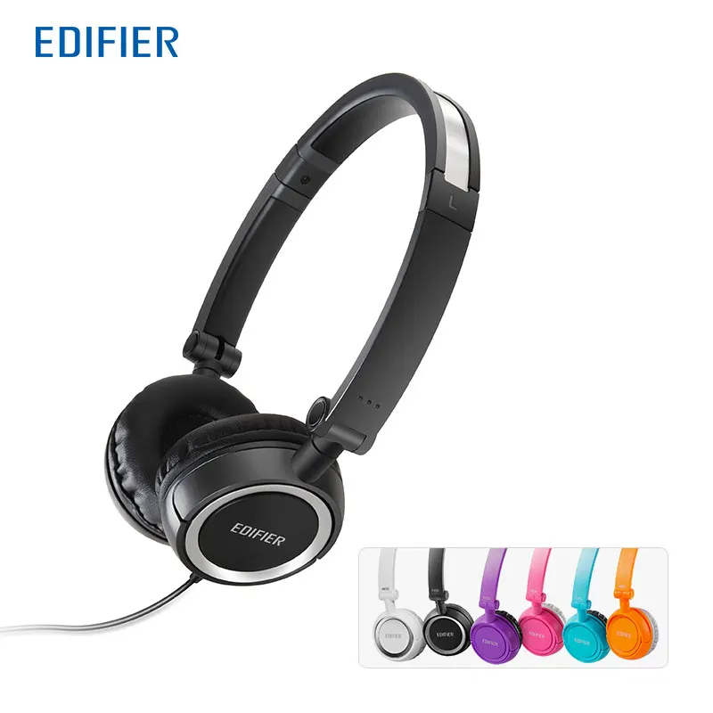 Edifier H650 складные наушники с шумоизоляцией Hi Fi гарнитура Non запутывания проводов 40