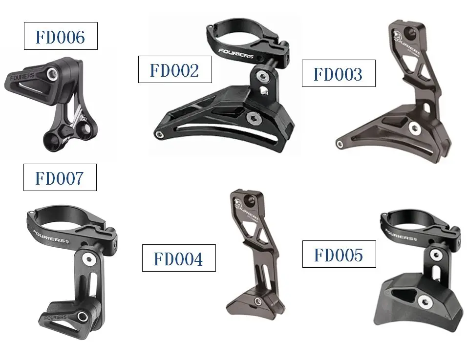 

Alloy Fouriers Seattube Clamp Chain Guide For 1*System Aseemble on Front Derailluer Super Light 34.9/31.8mm
