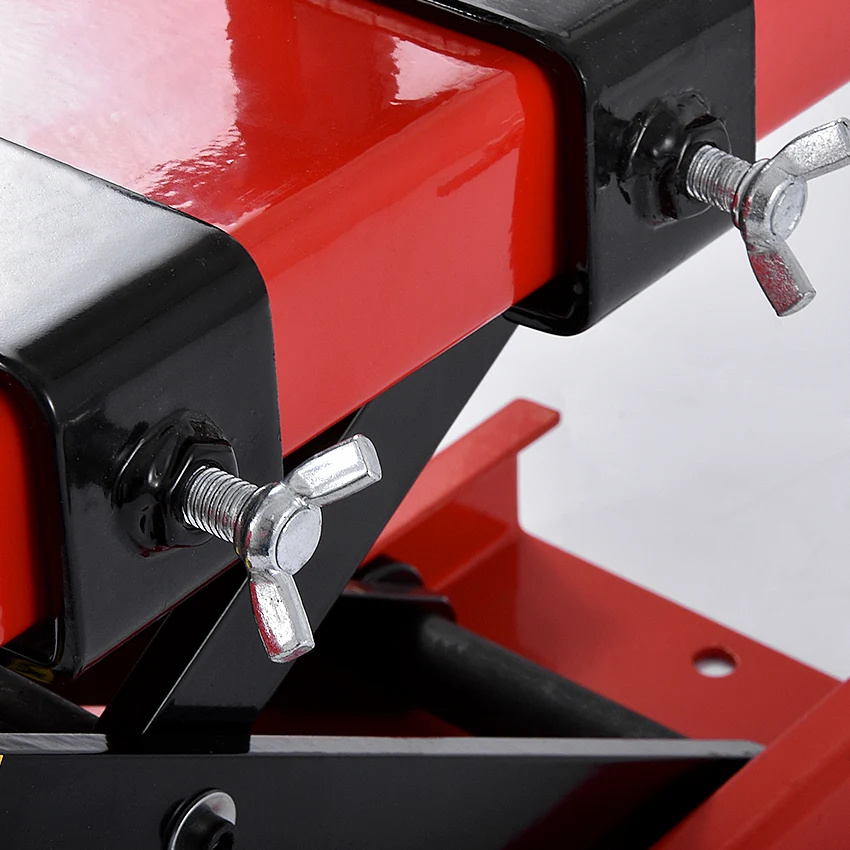 

500KG Scissor Hoist Jack Lifting Cranes Motorcycle Repair Stand Center Scissor Lift Hoist Workshop Bench Lifting Tool(450*150mm)