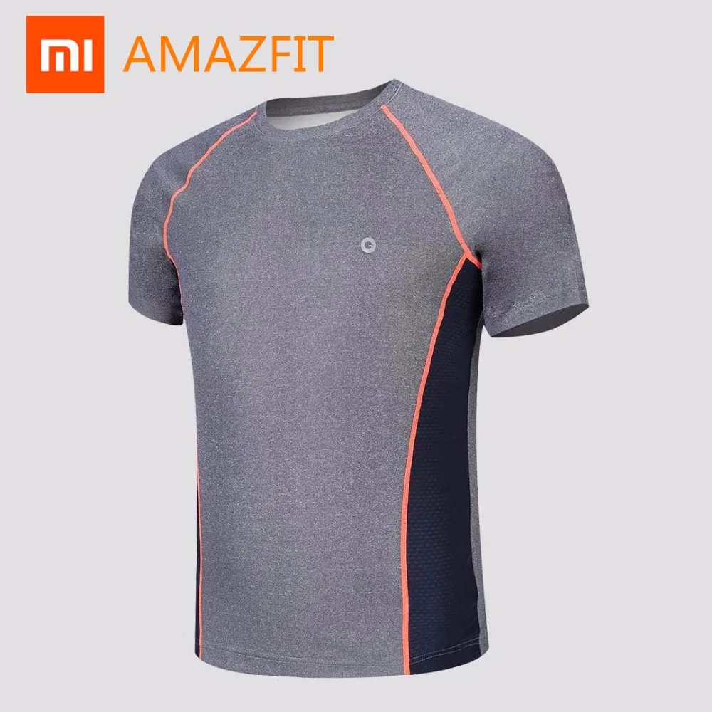 Оригинальный xiaomi mijia huami Amazfit Спортивная быстросохнущая футболка Sweatproof