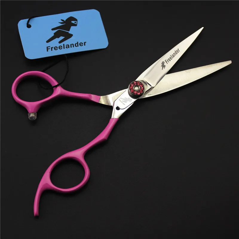 Новые 5 дюймовые ножницы для волос черные розовые профессиональные Tesoura изделия
