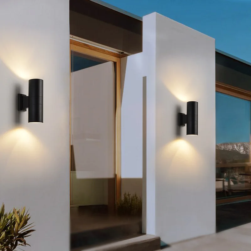 LukLoy LED Outdoor Wall Light Nordic Modern Minimalist Waterproof Lamp Courtyard Garden Portico Hotel Creative Corridor | Лампы и