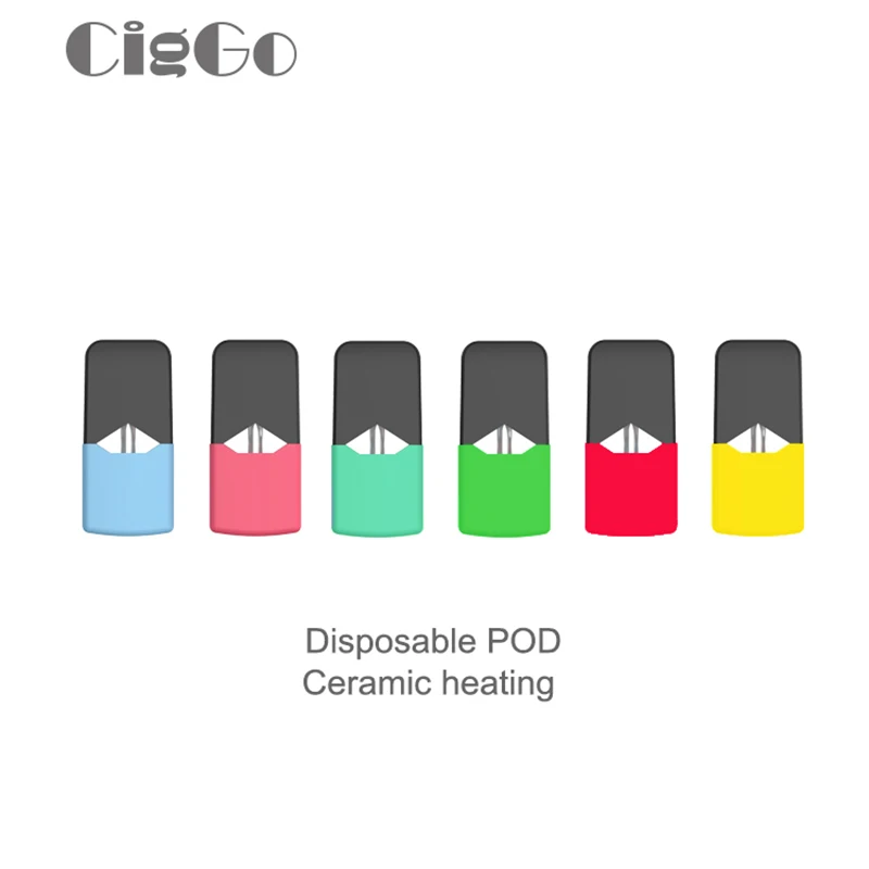 Ciggo J Box Pod картридж для JUUL для JC01 COCO J Box Vape Mod набор электронных сигарет 0,6 мл Ом Сменные стручки