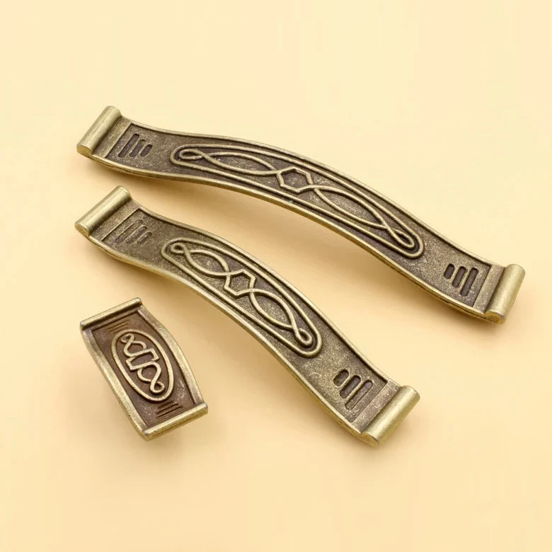 1 шт. классические Антикварные Бронзовые круглые ручки для ящиков фурнитура