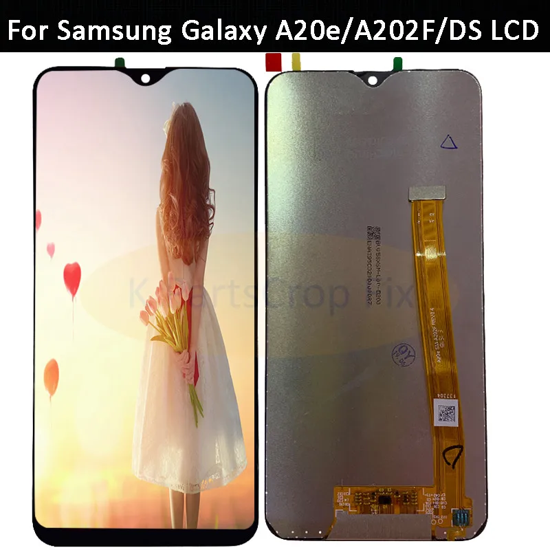 Дигитайзер сенсорного экрана в сборе для Samsung Galaxy A20e A202 A202F A202DS SAMSUNG ЖК дисплей с