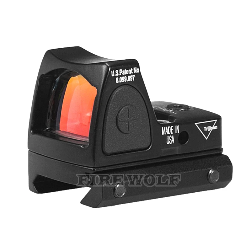 Trijicon мини RMR красный точечный прицел коллиматор Глок/ружье рефлекторный прицел 20 мм Вивер рейка для страйкбола/Охотничья винтовка