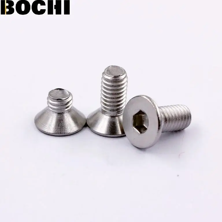 50 шт. M3 * 4-M3*60 мм DIN7991 GB70.3 ISO10642 JISB1194 304 нержавеющая сталь шестигранные потайные