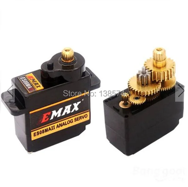 EMAX ES08MA II 12g мини металлическая Шестерня Аналоговый сервопривод для