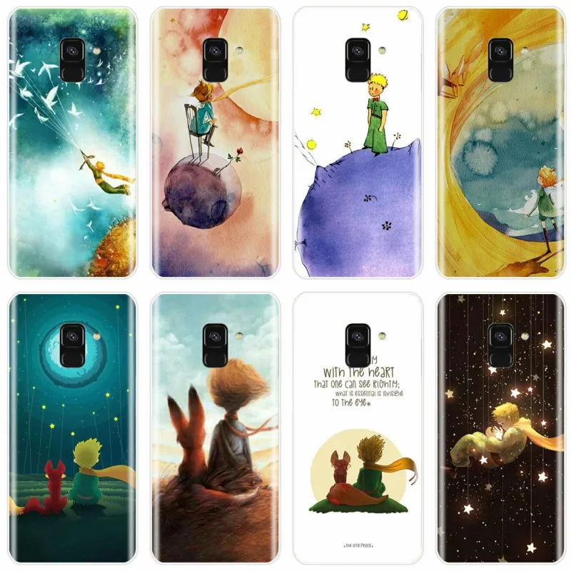 Чехол из ТПУ с изображением Маленького принца и лисы для Samsung Galaxy A5 A7 A8 2015 A3 2016 2017 A9
