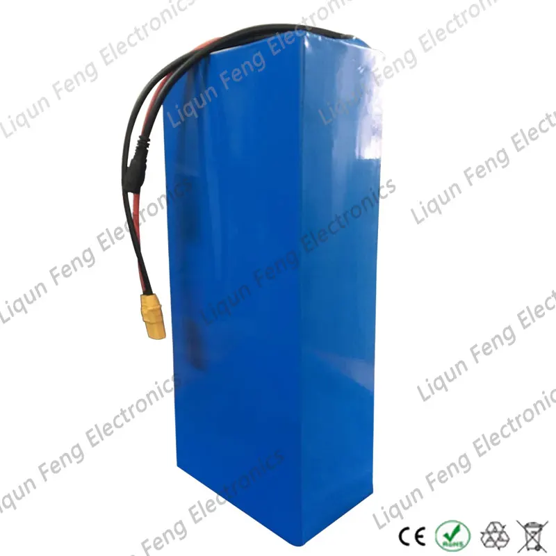 48V li-ion battery 15AH 1000W electric bicycle e-bike Lithium use 18650 cell With 54.6V 2A Charger | Спорт и развлечения