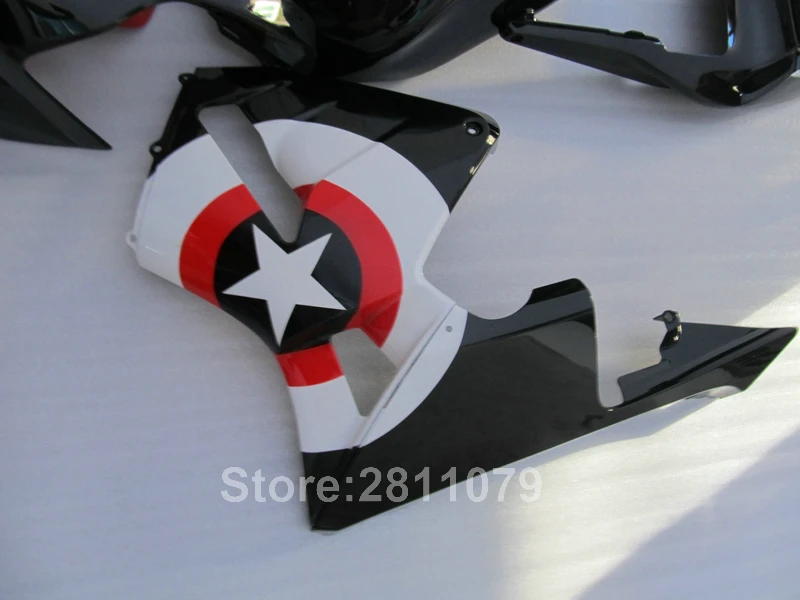 Литье под давлением горячая Распродажа обтекатель комплект для Honda CBR600RR 03 04 белый