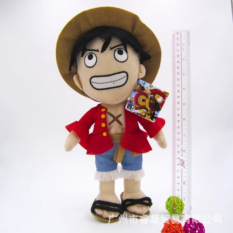 1 шт. 30 см японская аниме одна штука обезьяна д Луффи большая плюшевая игрушка