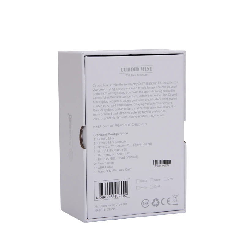 Оригинальный электронных сигарет Joyetech кубовидной Mini 80 Вт поле Mod Vape 2400 мАч