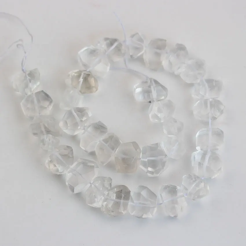 White Quartz Crystal 8 выбор кварца, граненый необработанный Самородок Форма белый кварц кристалл, желтый кварц, аметисты бусины ювелирных изделий Подвеска NecklaceSF-72 - Цвет: White Quartz Crystal