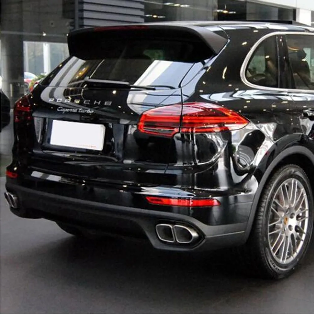 Авто серебро Хвост Глушитель для выхлопной трубы для Cayenne