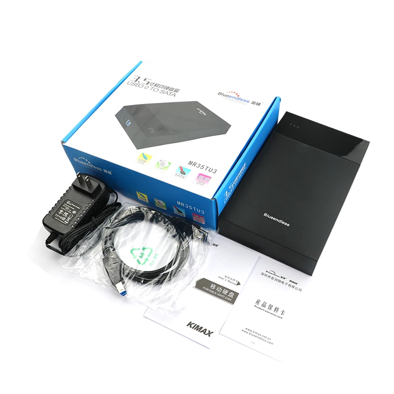 External Hard Drive Enclosure case sata for 6TB hard disk USB3.0 hdd docking station enclosure 2.5 