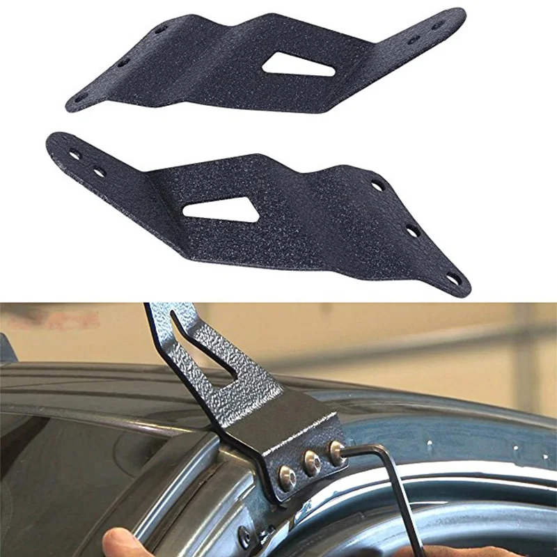 

50/52" Curved Light Bar Mounting Brackets for 99-06 Chevy and GMC / 99-06 Pickup / 00-06 Tahoe/Yukon