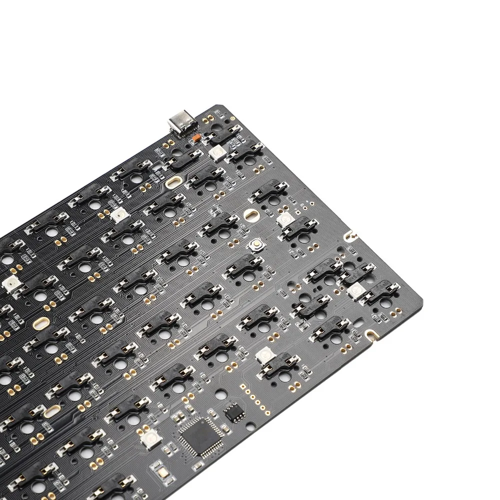 YMDK Hot Swap Hot-swappable Kailh Socket 96 PCB QMK полностью программируемая поддержка ANSI ISO Melody 96 YMD96