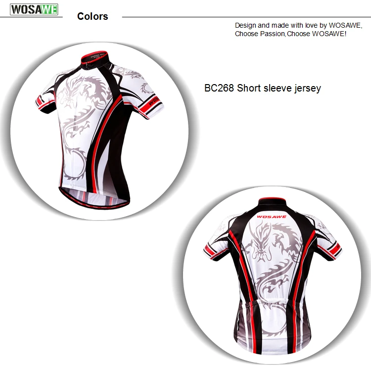 Clearance! WOSAWE Men Cycling Jersey MTB Mountain Road Bike Jersey Thermal Fleece Cycling Jacket Downhill Triathlon Bike Shirt