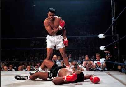 LAITANG Muhammad Ali Холст Картина винтажная Настенная картина плакат из крафт бумаги с