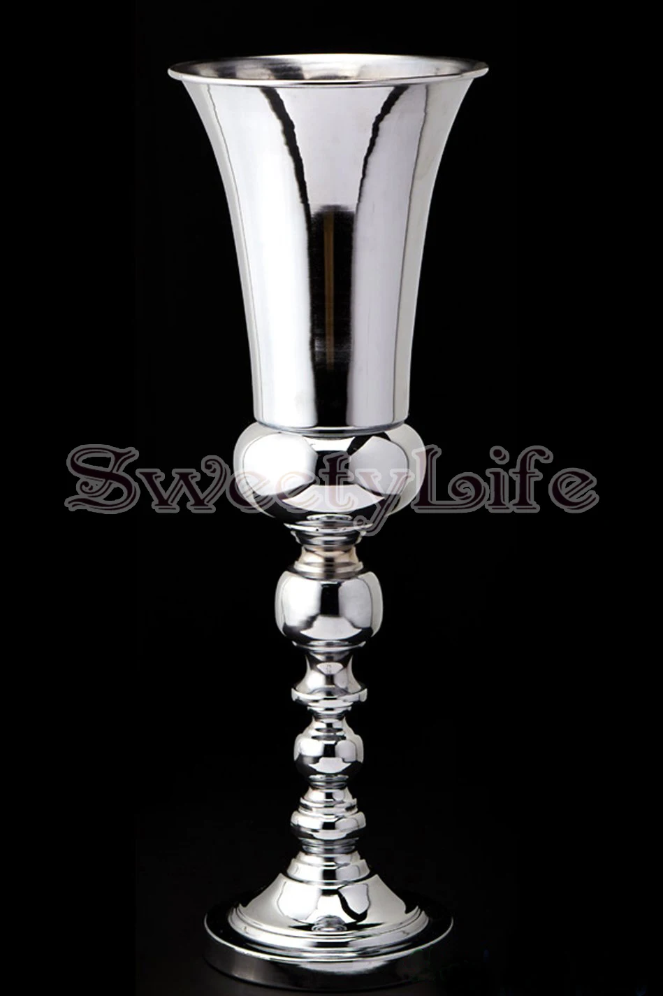 

Bling Wedding Flower vases Metal Table Centerpiece 63cm Tall