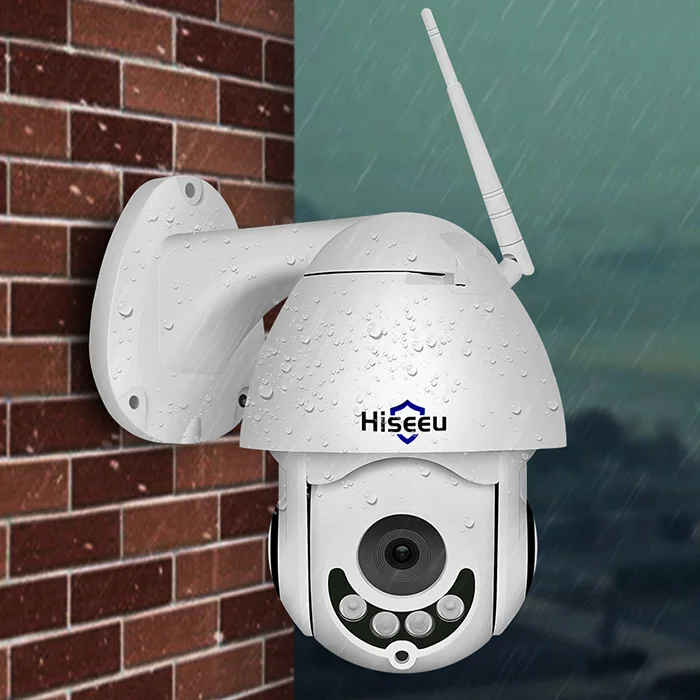 Hiseeu Wirless PTZ IP камера, скоростная купольная, Wifi, для улицы, 1080 P, двухстороннее аудио, CCTV, безопасность, видео сеть, камера наблюдения P2P