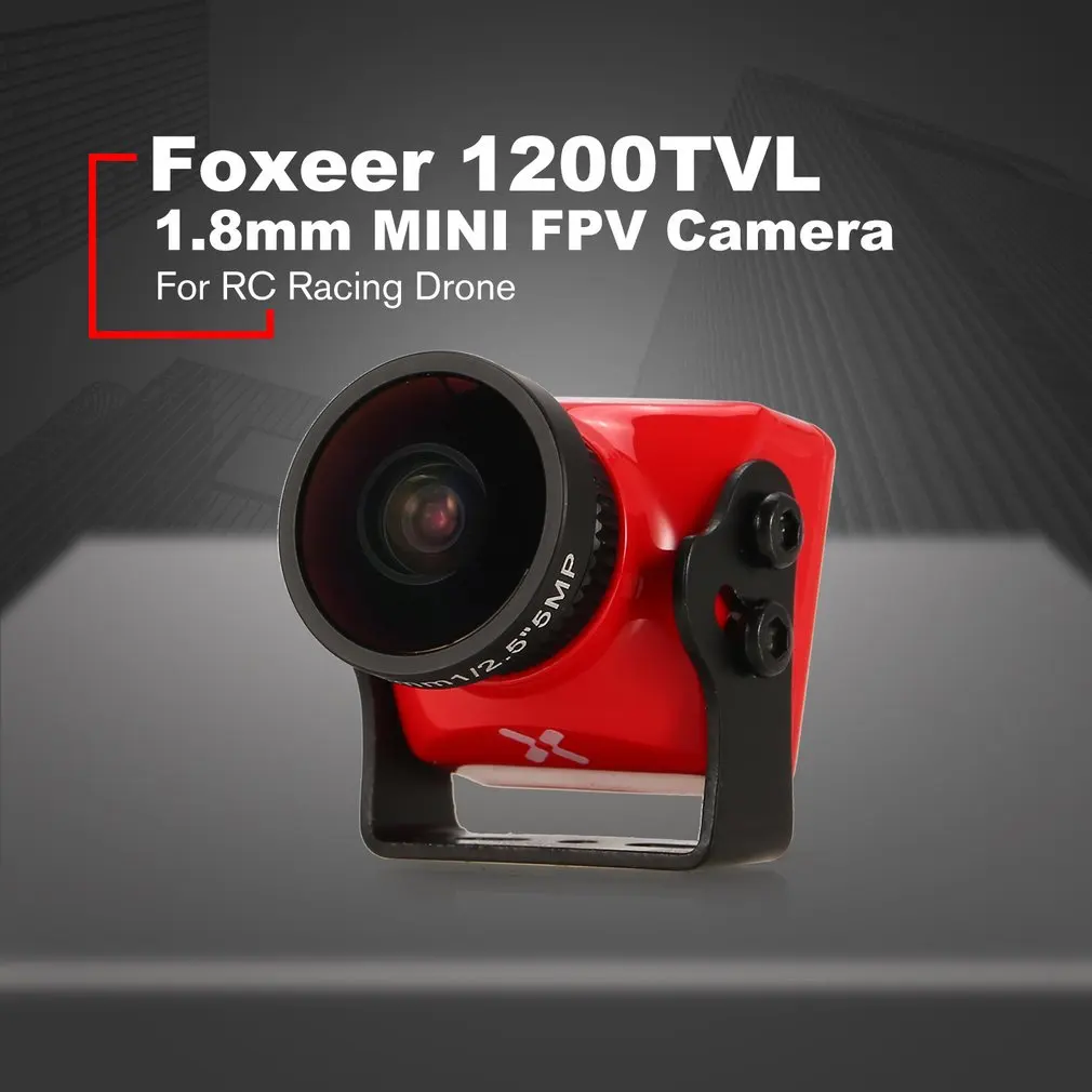 Foxeer фалкор Мини FPV Камера 1200TVL 16:9/4:3 1,8/2,5 мм PAL/NTSC переключаемая мини fpv-камера CMOS 1/3 GWDR Поддержка 5~ 40V для скоростного радиоуправляемого дрона