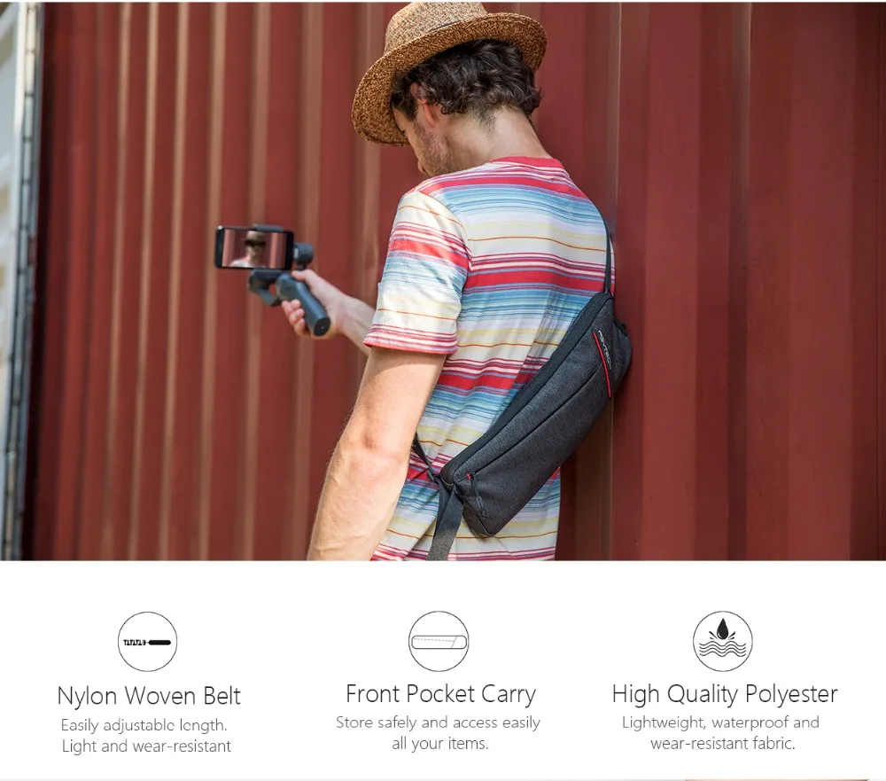 PGYTECH ручная сумка для хранения карданный чехол для переноски для DJI OSMO 2 для Zhiyun для Feiyu ручной карданный светильник PTZ сумка