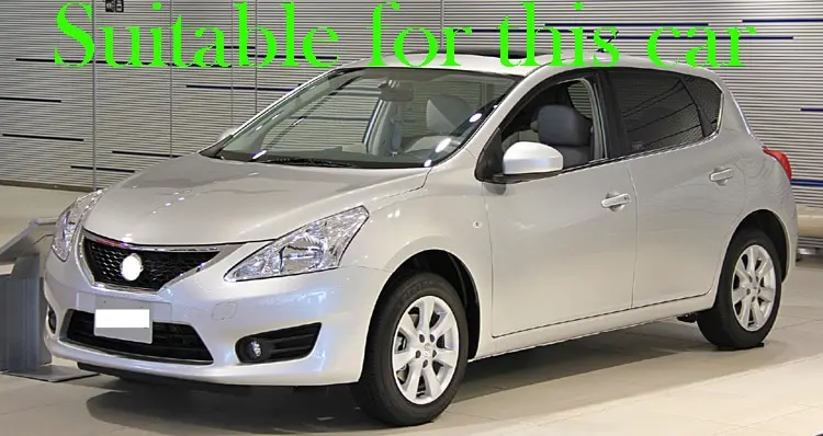 Пластиковый Наружный козырек для Nissan Tiida Pulsar 2011 2015 второго поколения (C12) оттенки