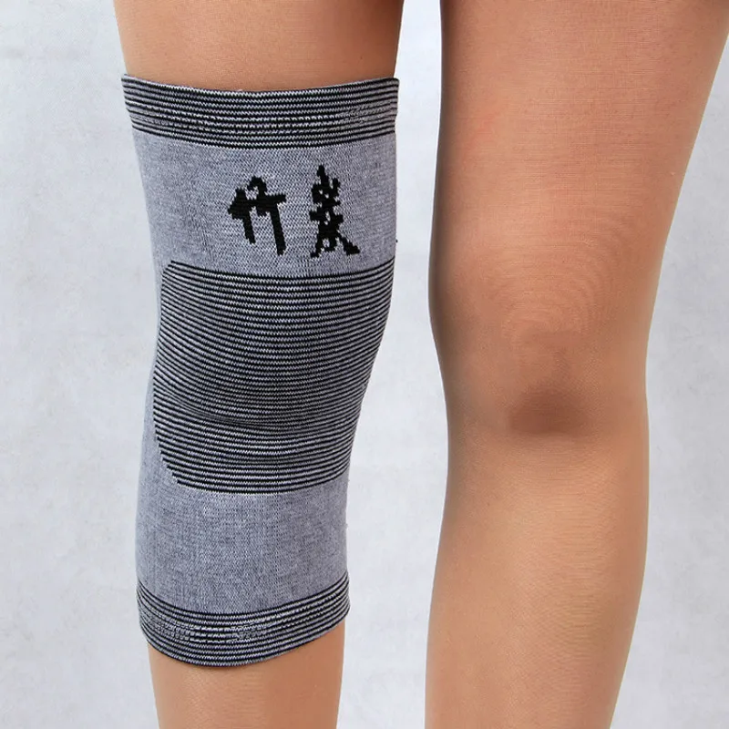1 пара эластичных наколенников из бамбукового волокна Воздухопроницаемый