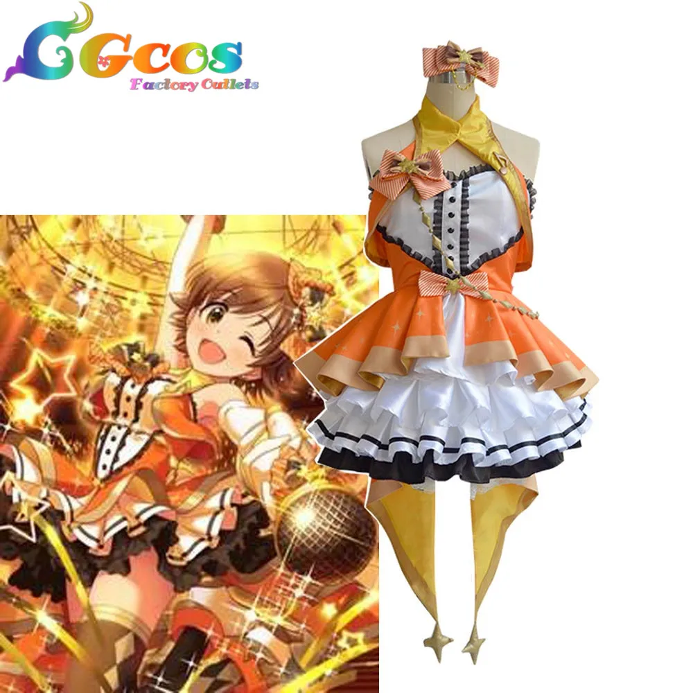 CGCOS Бесплатная доставка Косплэй костюм The idolmaster Золушка для девочек Узуки
