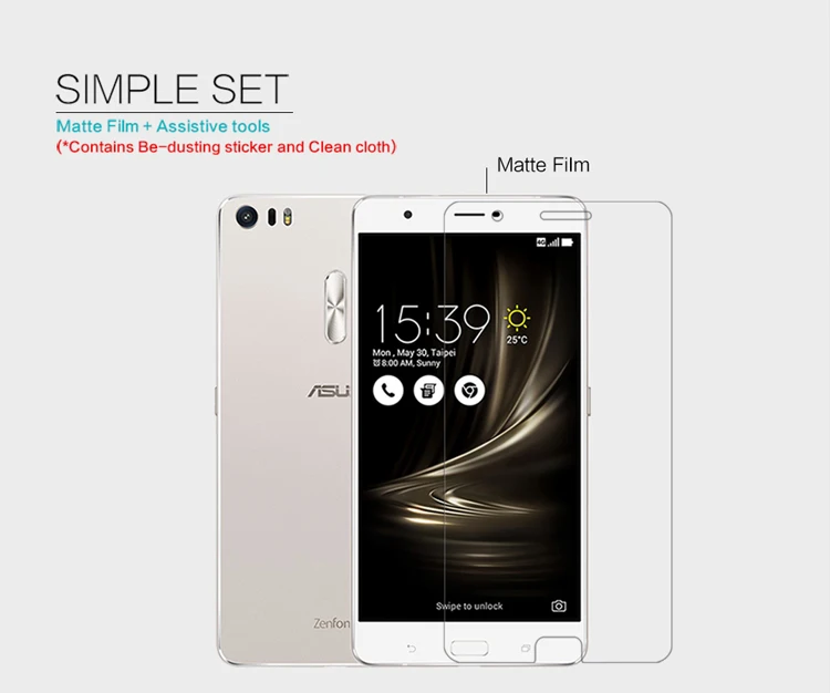 NILLKIN С Антибликовым Покрытием Экран Протектор Фильм Гвардии для Samsung Asus Zenfone 3