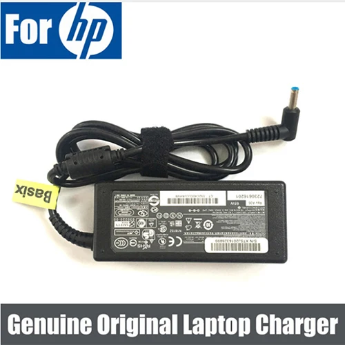 Черный Basix NEW Original 19.5V 3.33A 65W 4.5*3.0 AC Power Adapter Charger Power Supply for HP Laptop Adapter Pavilion 15 Envy 17 - Цвет: Черный