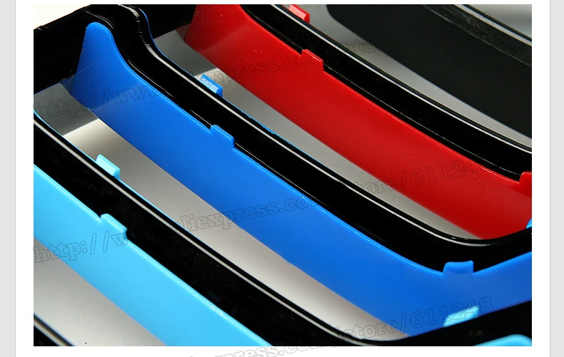 ABS 3D M Передняя решетка автомобиля отделка полосы крышки Стикеры автоспорта для BMW