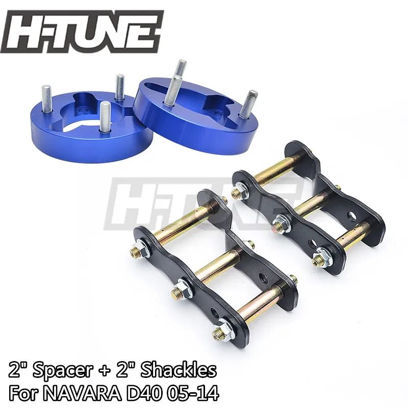 H-TUNE 4x4 Комплекты для приостановки подъемника 25 мм передняя стойка распорка+ " задние расширенные смазочные скобы подходят для NAVARA D40 05-15
