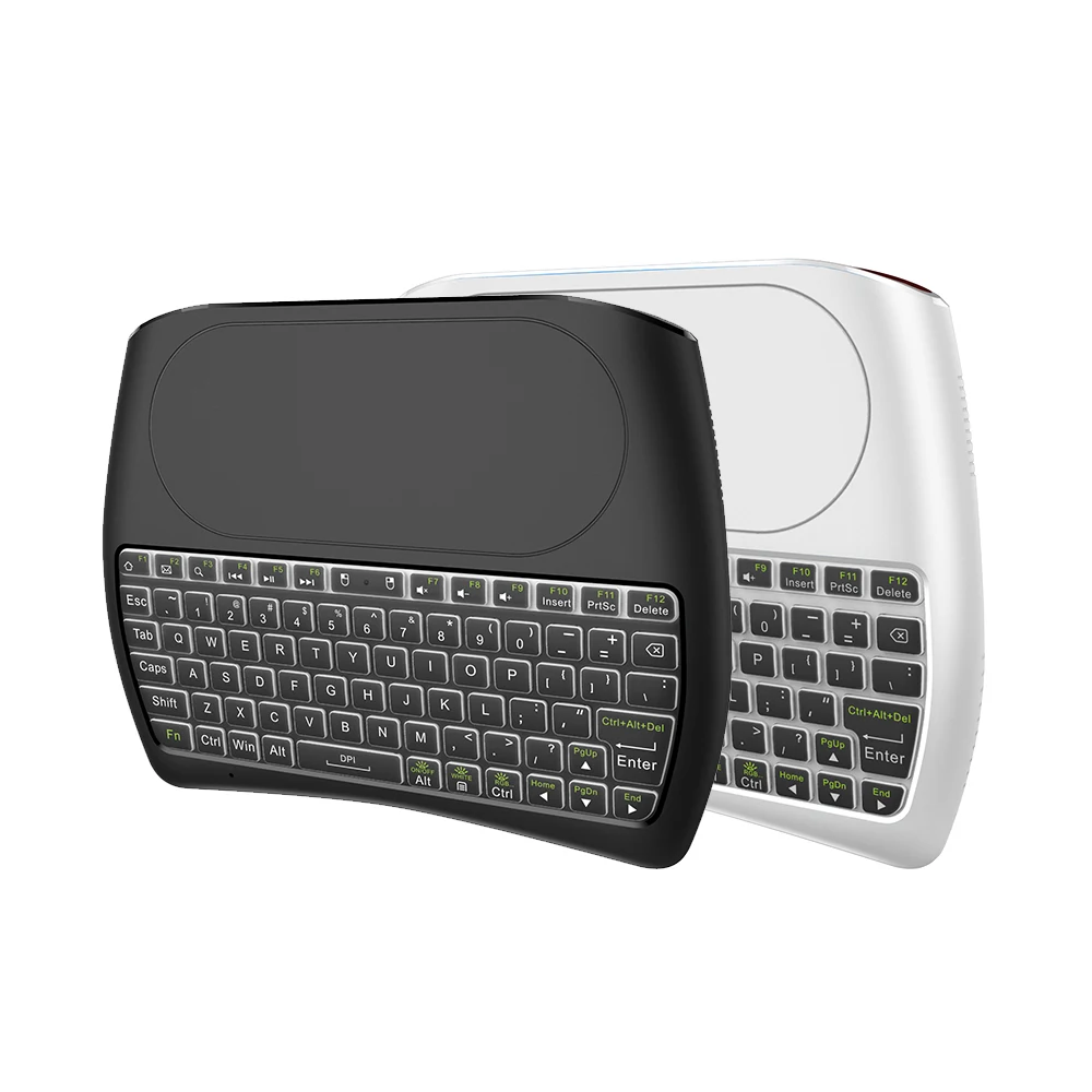 L8STAR D8 S 2 4G RGB беспроводная клавиатура с сенсорной панелью подсветкой Fly Air Mouse USB