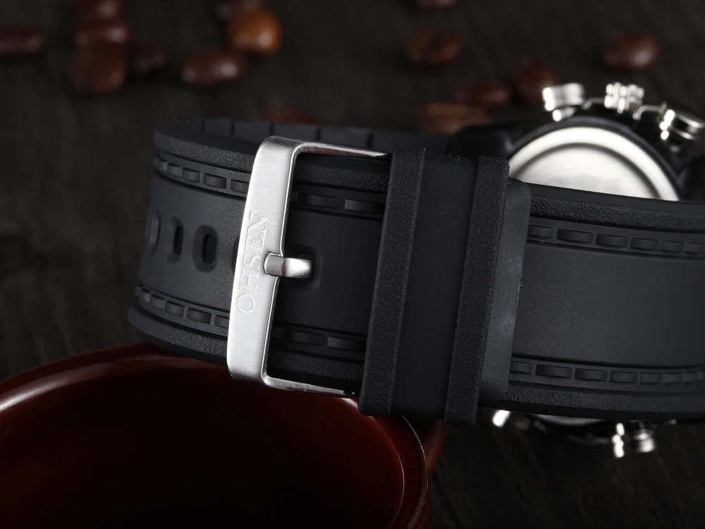 Спортивные водонепроницаемые часы с двойным дисплеем электронные светодиодные