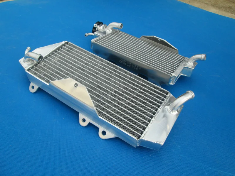 Новый алюминиевый гоночный радиатор и силиконовый шланг для 2009 2015 Kawasaki KXF450 KX 450F