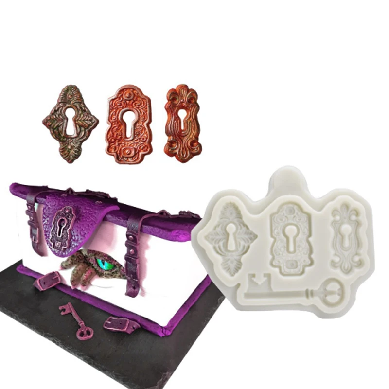 Силиконовые формы для фиксации ремней и петель ключей помадка инструмент