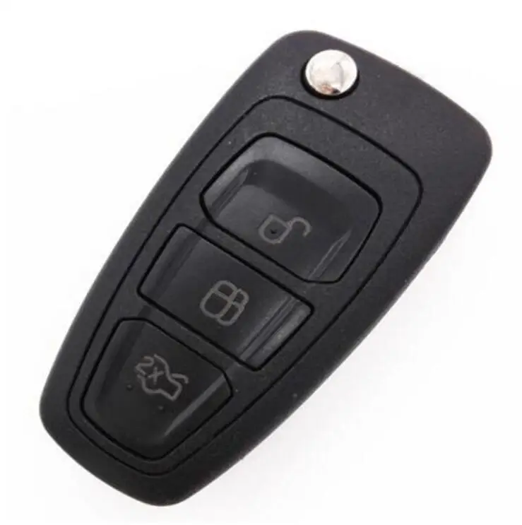 433 МГц Складной флип ключ без ключа дистанционного 3 кнопки для Ford Focus Mondeo Fiesta