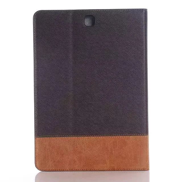 Роскошный кожаный чехол-книжка для samsung Galaxy Tab A 9,7 SM-T550 T555 P550 Coque Capa в клетку с отделениями для карт
