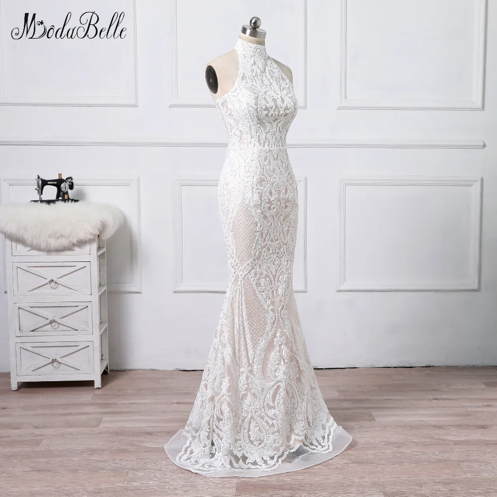 Роскошные белые вечерние платья с блестками modabelle элегантные открытыми плечами