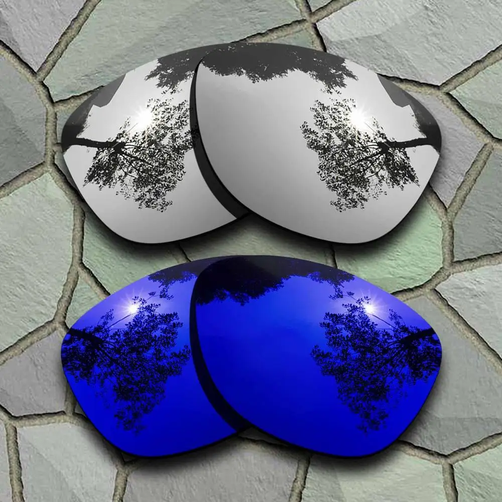 Chrome-Violet Blue Солнцезащитные очки поляризованные Сменные линзы для Oakley Frogskins-сорта - Цвет линз: Chrome-Violet Blue