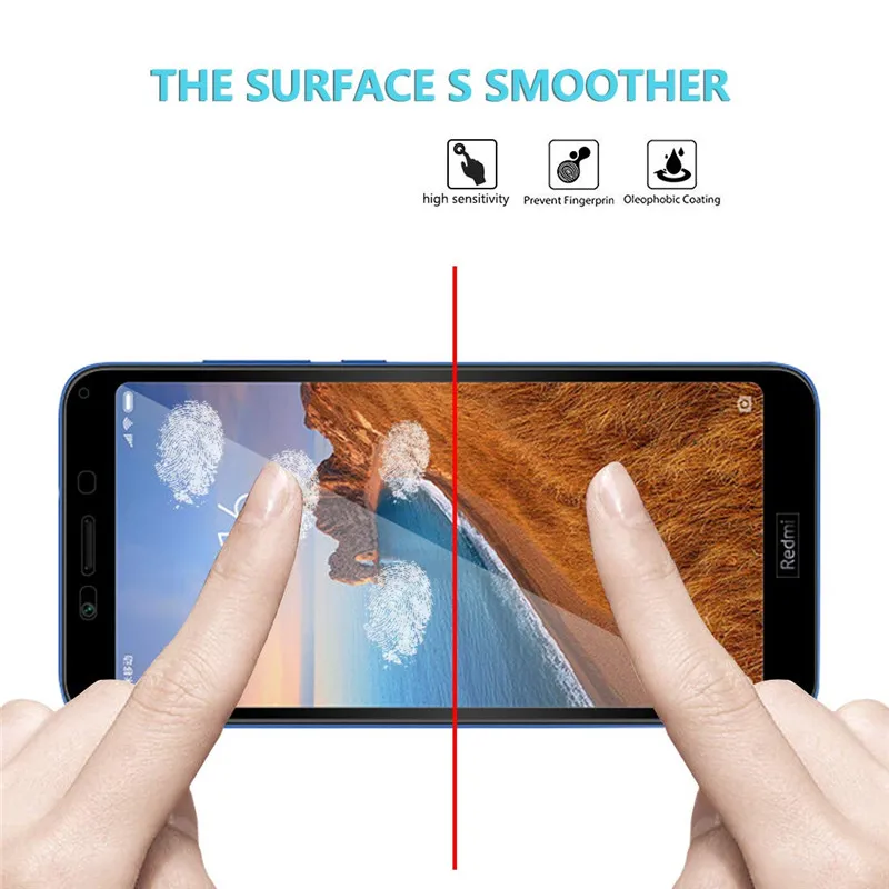 9D закаленное стекло с полным клеем для Xiaomi Redmi 7A 7 A защитная пленка Защитное Xaomi |