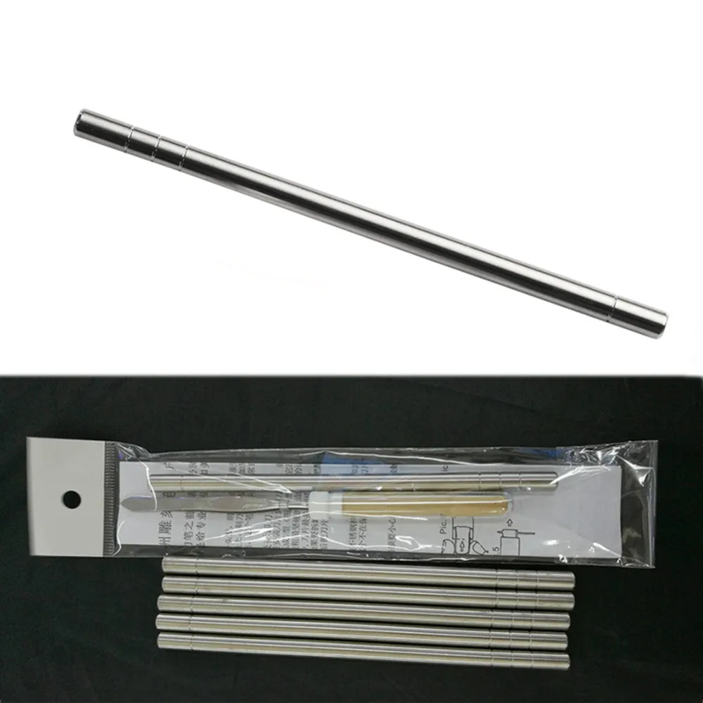 2 шт. Профессиональный Бритва салон ручка с гравировкой Нержавеющая сталь для