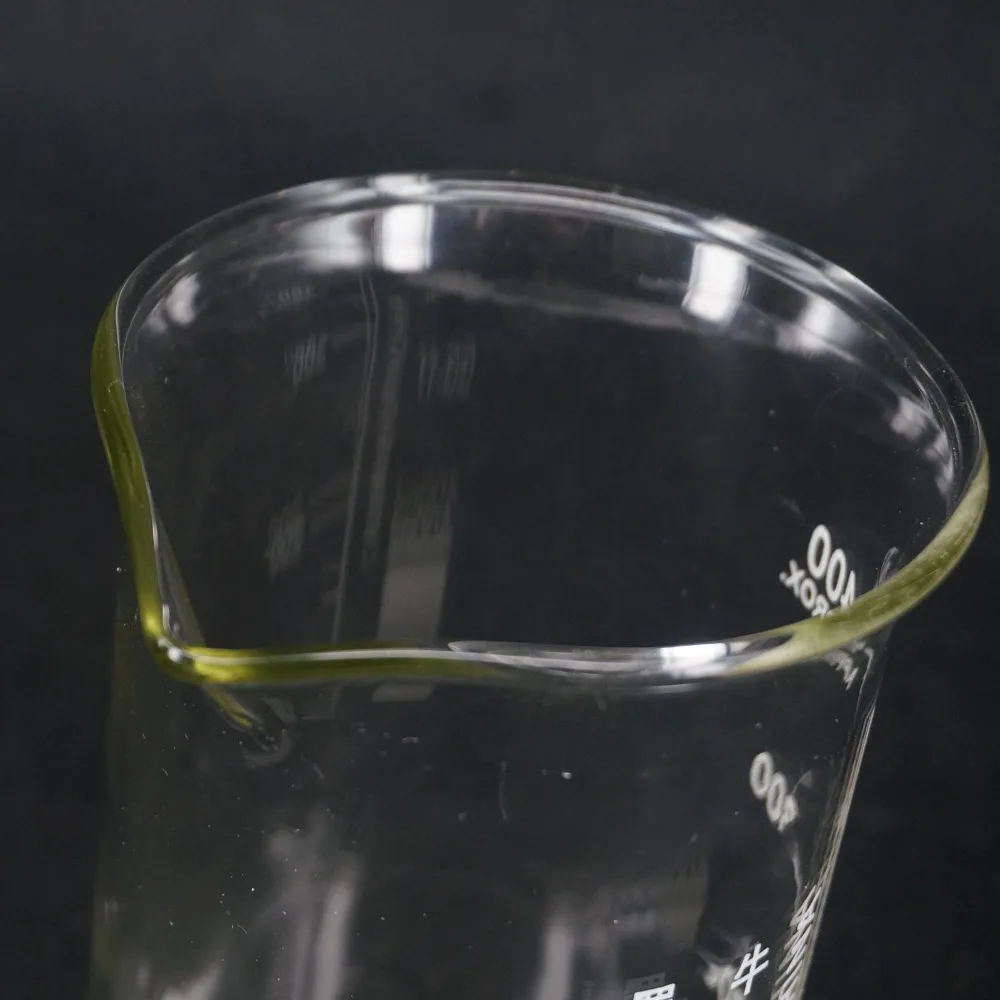 Лабораторная Мензурка высокой формы объемом 400 мл искусственное боросиликатное