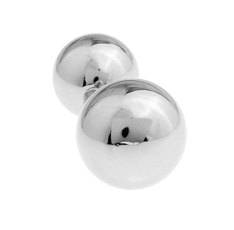 Запонки металлические для мужчин модные запонки из медного материала с круглыми