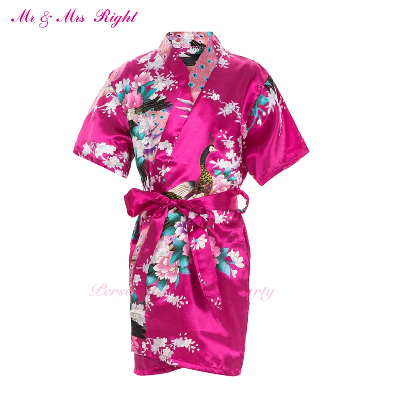 Новый летний детский халат атласное платье для выпускного вечера банный с